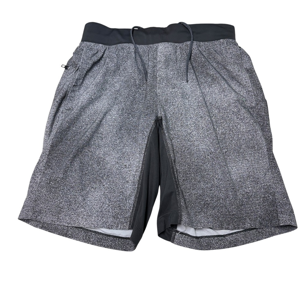 Lululemon T.H.E. Short *Luxtreme 9 Lined Grey Black Static Mens Medium W30 L9
